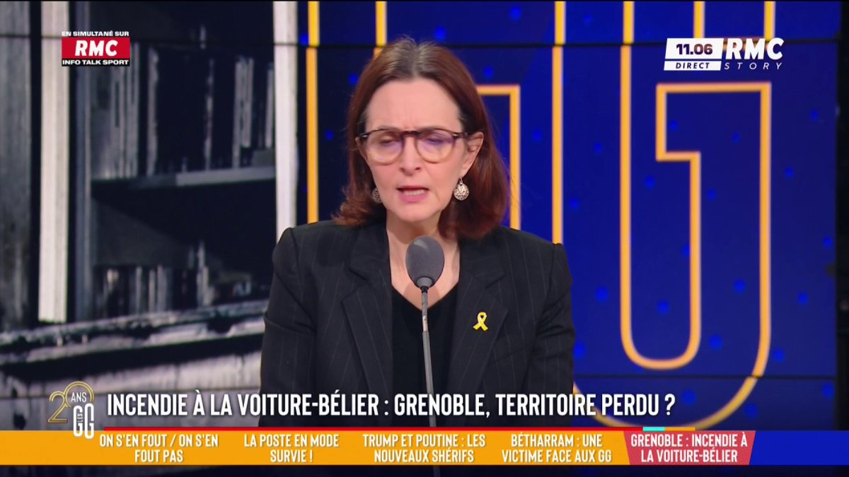 👮♂️ Incendie à la voiture-bélier : Grenoble, territoire perdu ? 🗣️ Barbara Lefebvre : "Quand l'argent public est aussi bien dépensé, qu'il est saccagé par les gens du quartier, eh bien j'arrête d'investir de l'argent public là-dedans !" #GGRMC