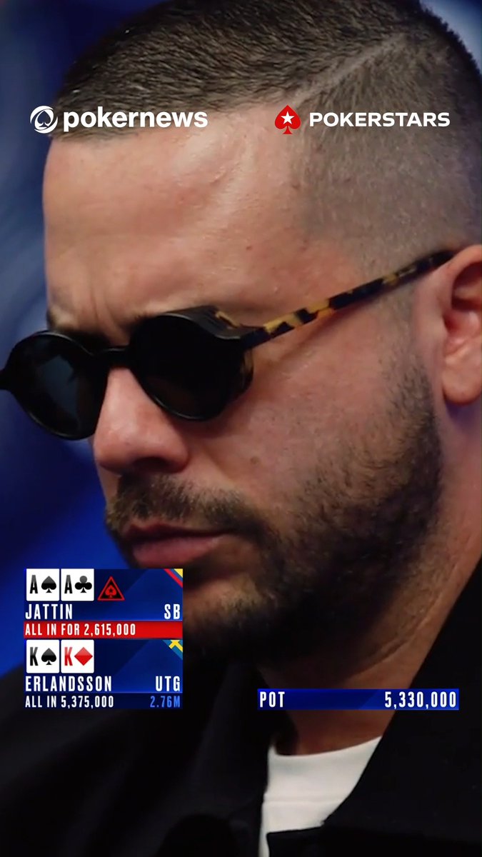 Could you EVER fold KK pre deep into a tournament with 19 players remaining and €1,287,800 up top!? We're throwing it back to #EPTParis2024 with this hand 🤔