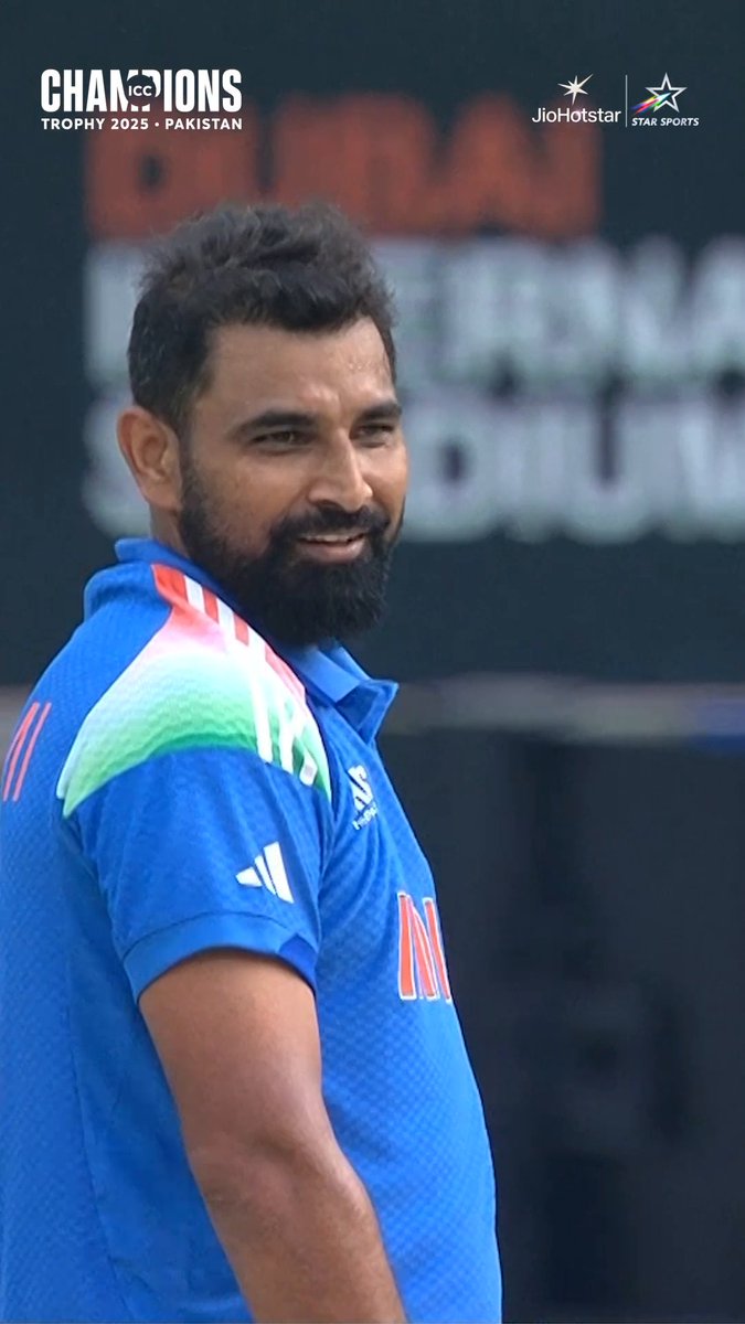 FIVE WICKET HAUL FOR SHAMI. 🥶 - An all time great for India in ICC events!