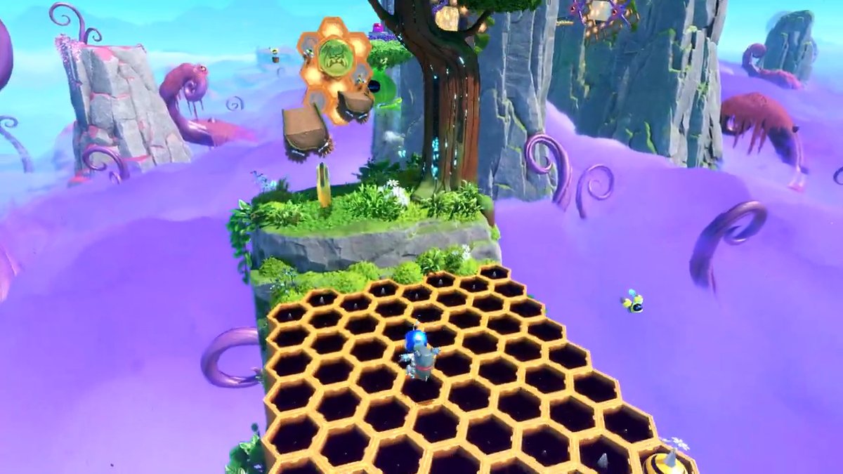 Blast your way to the finish line in Astro Bot's latest level, Thrust or Bust: