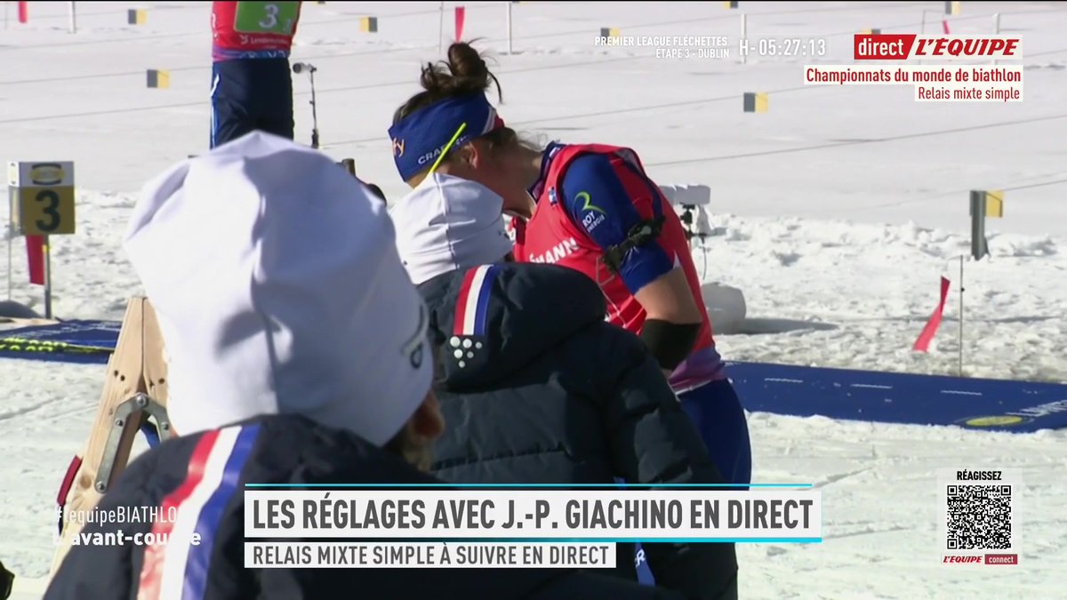 Vivez les dernières consignes comme si vous y étiez et en exclusivité avec Jean-Paul Giachino, équipé d’un micro ! Le biathlon c'est à suivre sur la chaine L'Équipe #lequipeBIATHLON