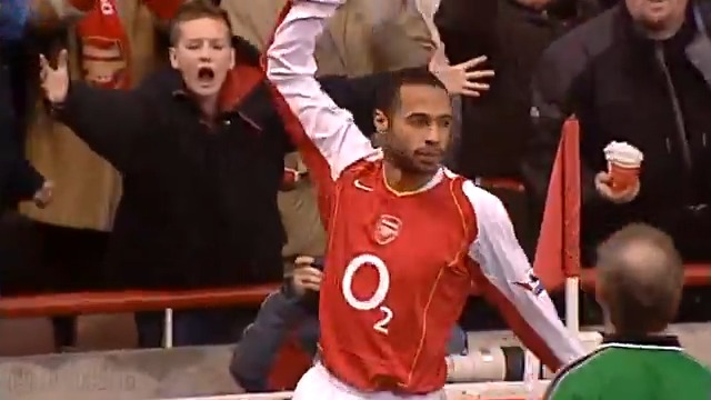 Thierry Henry 2004-05 goal catalogue