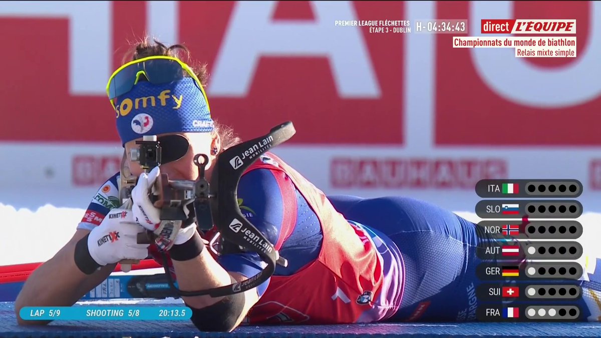 Julia Simon reste au contact ! ALLEZ 💪🇫🇷 #lequipeBIATHLON