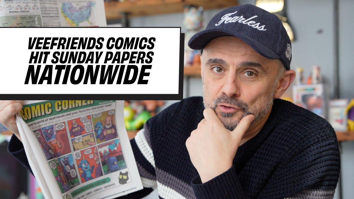 VeeFriends Comics Hit Sunday Papers Nationwide! 🗞️🎉