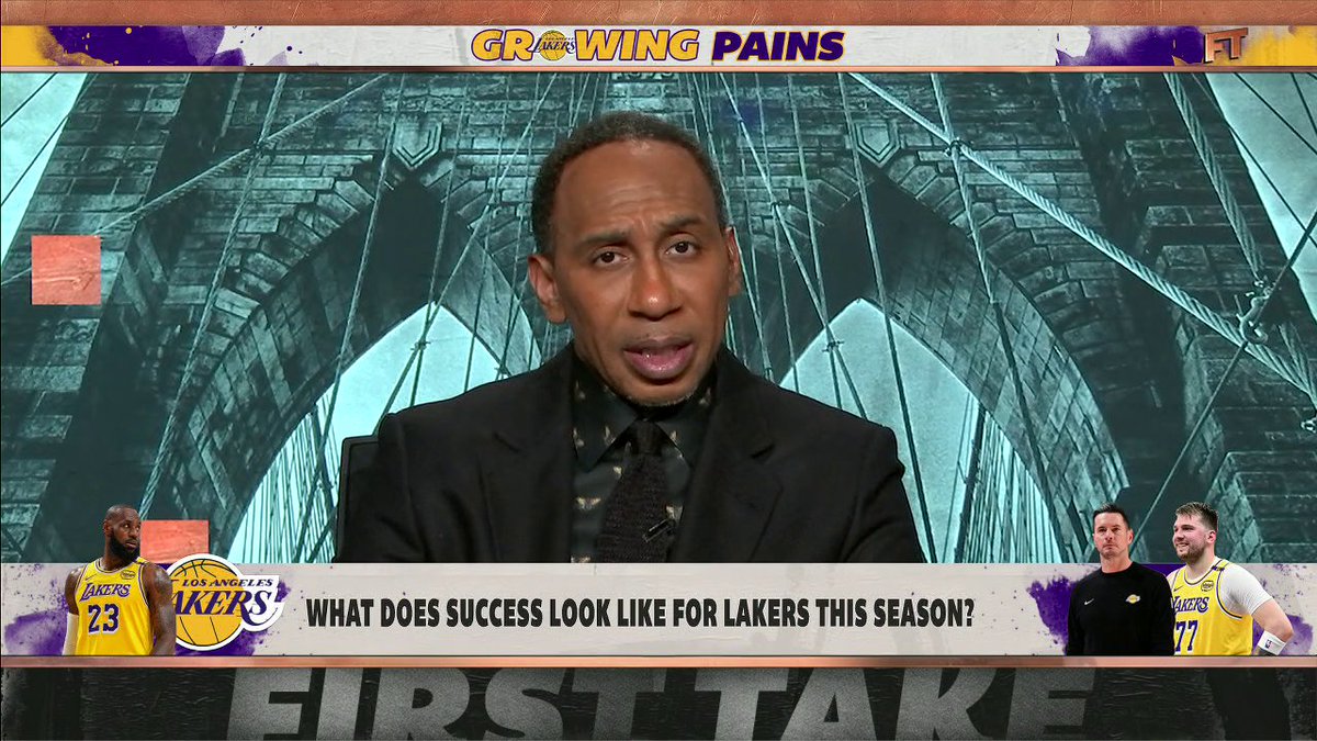 .Stephen A Smith says JJ Redick has "shoes to fill" in terms of the Lakers' success this season 😯 "Darvin Ham took this team his rookie year as a head coach to the Western Conference Finals." 👀