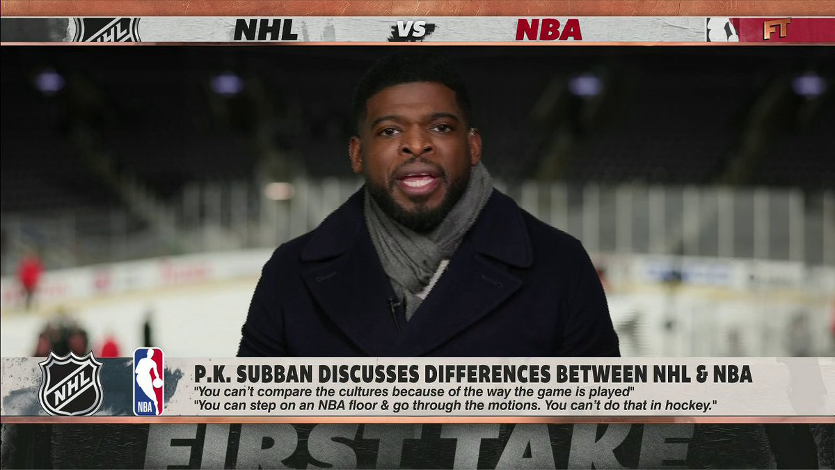 Former NHL player P.K. Subban didn't hold back on the differences between the NHL and the NBA 😳 "If you're really about sports ... It doesn't matter how much money you are making." 👀
