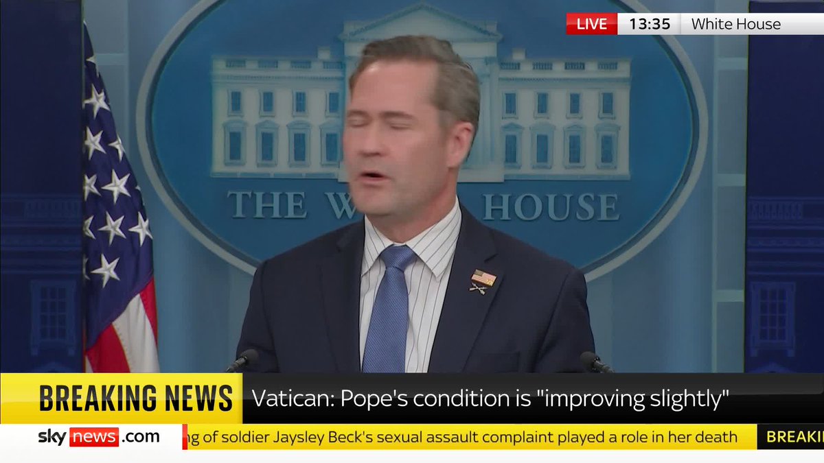 US National Security Adviser Mike Waltz has said Europe "needs to step up for their own defence" 📺 Sky 501, Virgin 602, Freeview 233 and YouTube