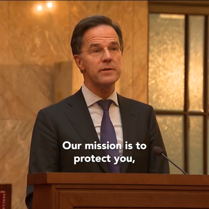 ❝Building security and stability requires commitment. That means investing more in defence, standing together, and remembering that peace is never guaranteed, only protected❞ — Mark Rutte Mark Rutte