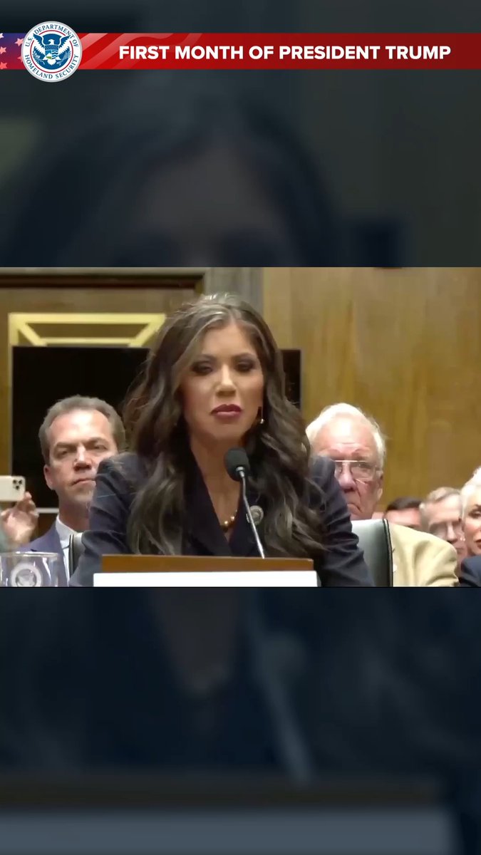 In a single month, President Donald J. Trump and @Sec_Noem have made massive strides to address the crisis at the southern border and remove violent criminal aliens from American communities.