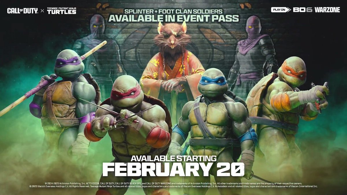 Call of Duty x Teenage Mutant Ninja Turtles Trailer