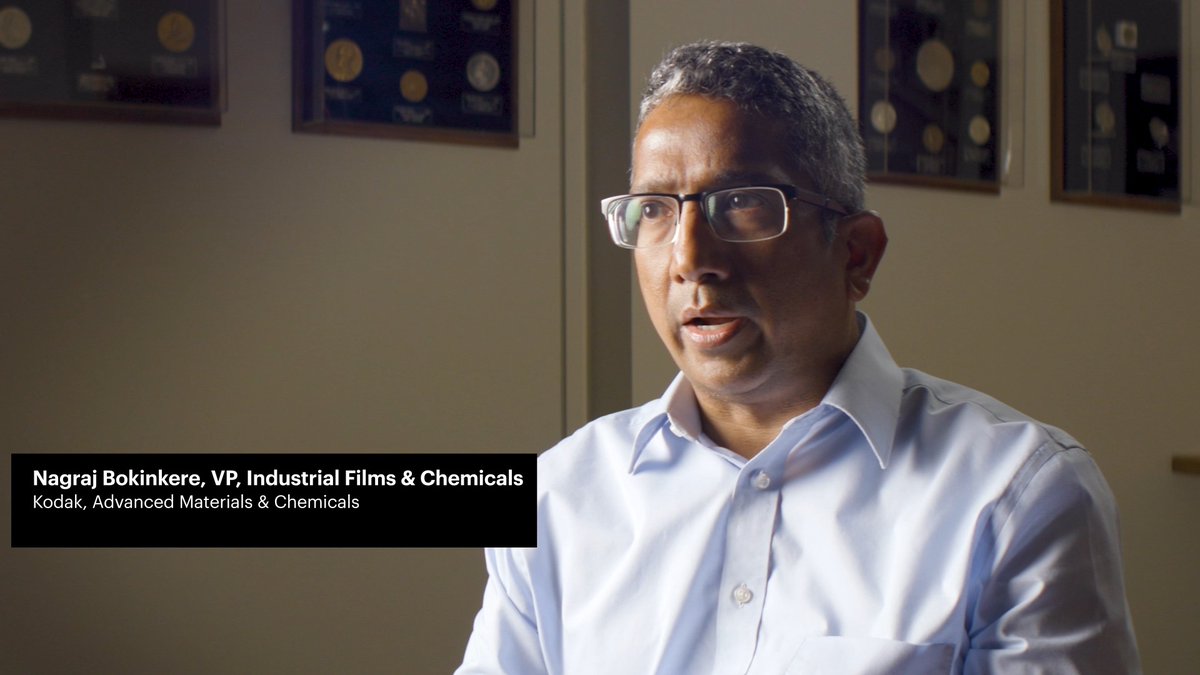 Our foundation in material sciences gives us deep expertise in understanding what it takes to coat EV battery components, films, fabric, and beyond. Hear more from Nagraj Bokinkere, Vice President of Industrial Films & Chemicals. #KodakInnovation #Kodak