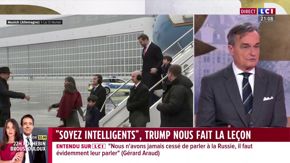🔴 J.D Vance 🗣️ "Il est porteur d'une contre-révolution réactionnaire, le retour d'une certaine civilisation chrétienne, masculine, hétérosexuelle et blanche." 👉 Gérard Araud (Gérard Araud), ancien ambassadeur de France aux États-Unis, invité de Darius Rochebin