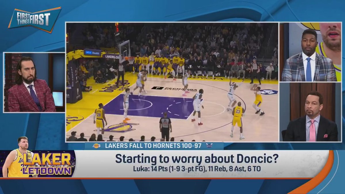 “He’s really sad... He, I think for the first time in his entire basketball life, had his confidence shaken by being traded and by what they said about him.” nick wright thinks Luka Doncic is in his own head: