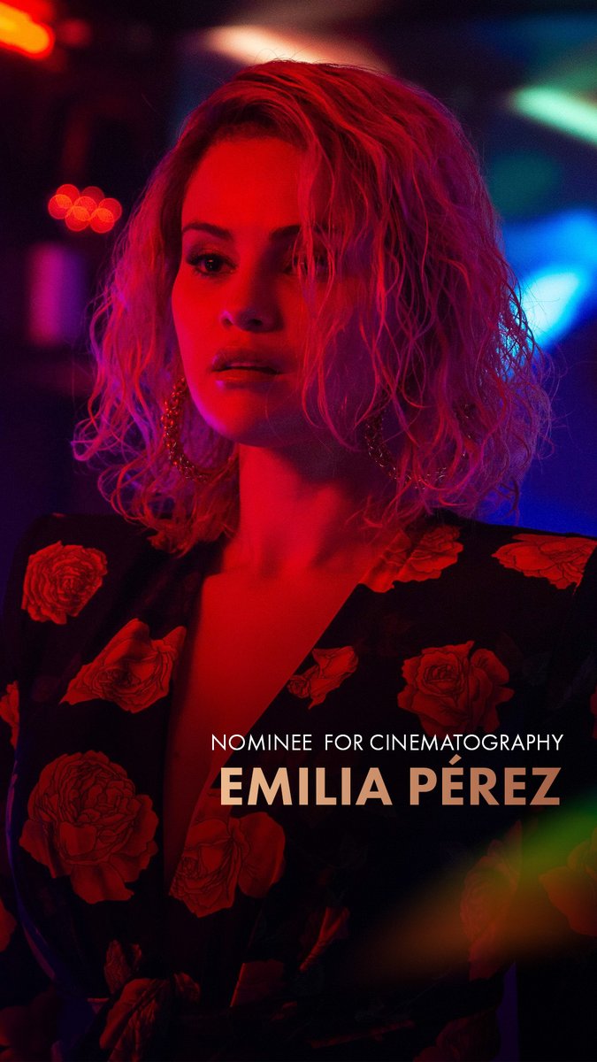 EMILIA PÉREZ, cinematography by Paul Guilhaume. Nominated for Best Cinematography at the 97th Oscars. Watch the #Oscars LIVE on Sunday, March 2nd, at 7e/4p on ABC and Hulu.