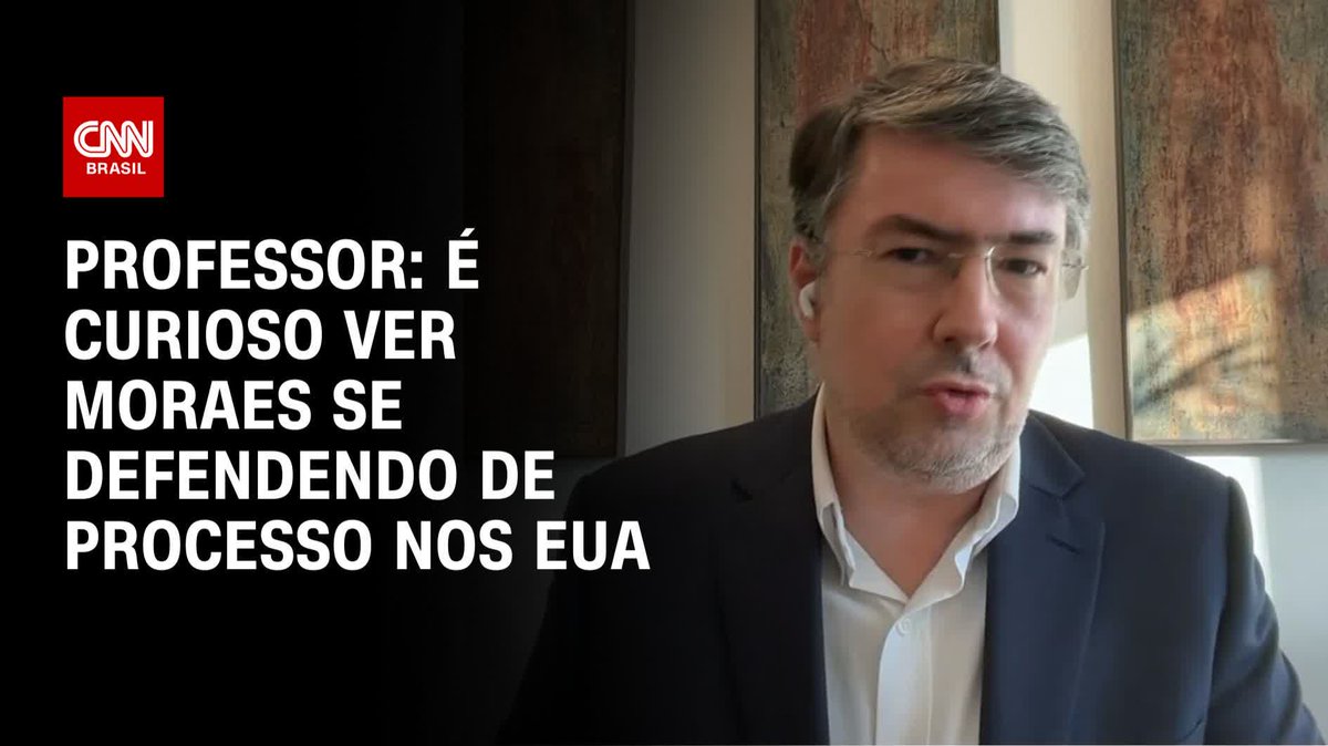 Em entrevista à CNN, Carlos Affonso Souza, professor de Direito da Uerj, afirmou que é curioso ver o ministro Alexandre de Moraes, do Supremo Tribunal Federal (STF), tendo que se defender de um processo de empresas nos Estados Unidos. #CNNBrasil360
