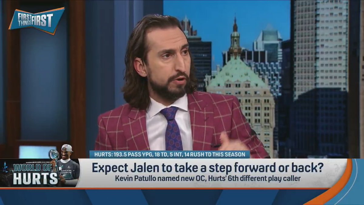 “He has got to have earned a HUGE amount of equity with the head coach where his input is going to matter more than any other player in the locker room.” — nick wright on Jalen Hurts