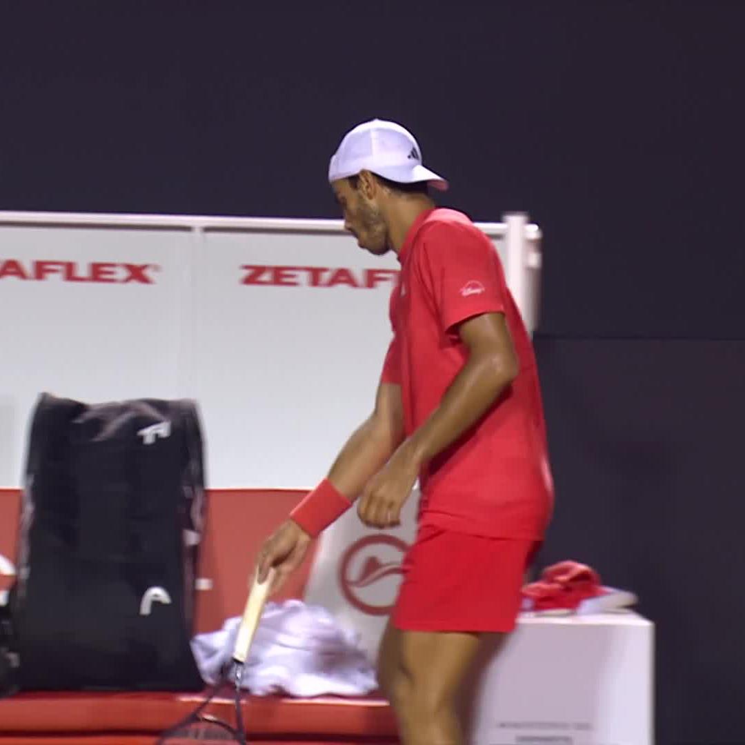 Franimal unleashed 🧨 Francisco Cerúndolo sends down a rocket forehand in Rio!