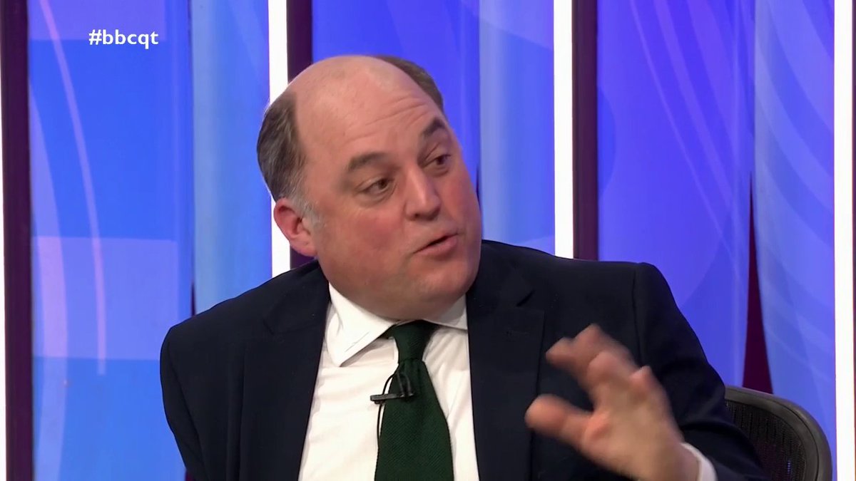 “You can’t kill anyone with a VAT receipt… no more tricks to find the money” Former Defence Secretary Sir Ben Wallace claims that successive UK governments have used “Treasury tricks” to artificially inflate the defence budget #bbcqt