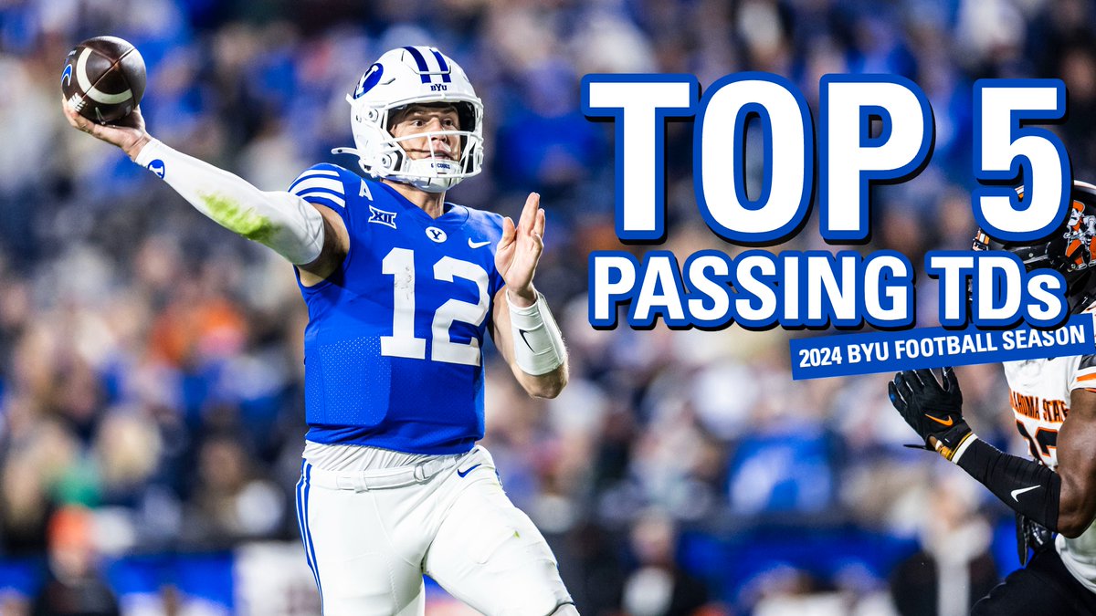 TOP 5 PASSING TOUCHDOWNS from 2024. What’s your #1?