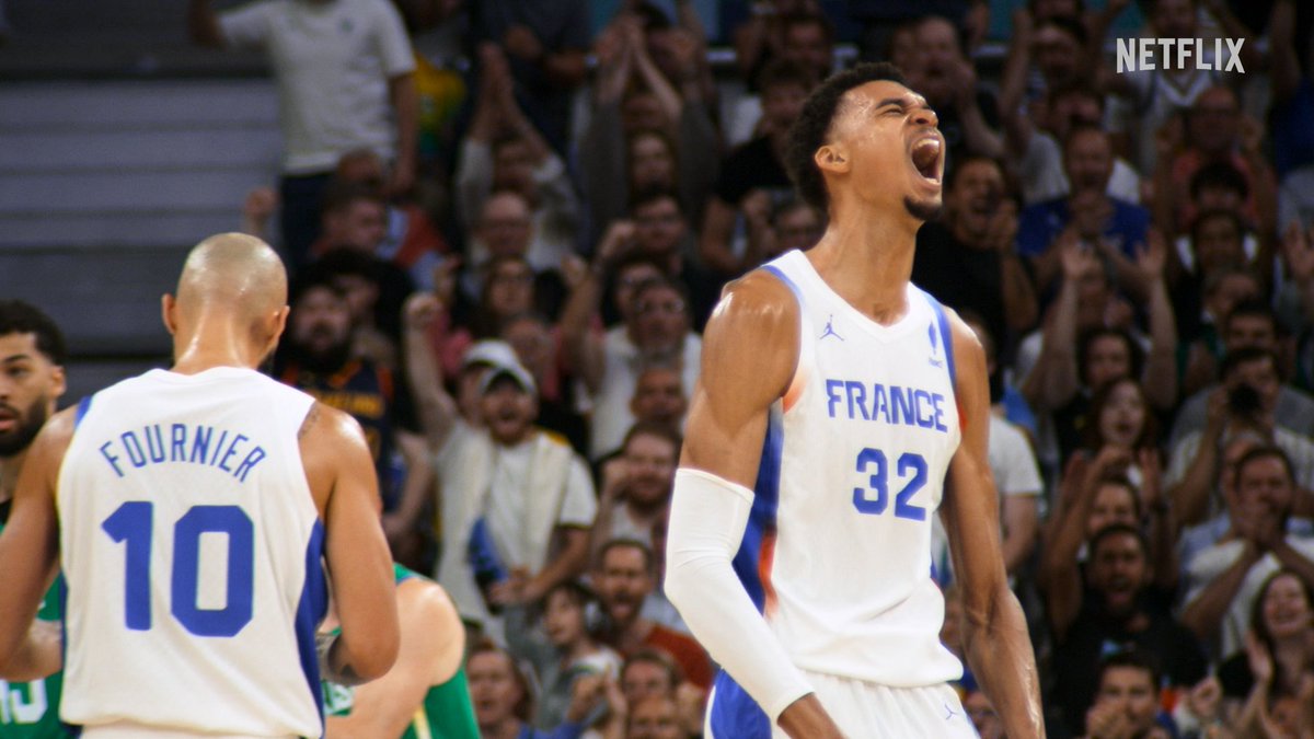 The future GOAT of France basketball. Can't wait to see you back on the court, Wemby.