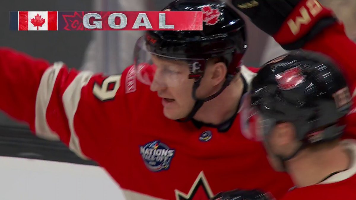 NATHAN MACKINNON AND TEAM CANADA SCORE THE FIRST GOAL‼️ 📺 ESPN/ESPN+/Disney+