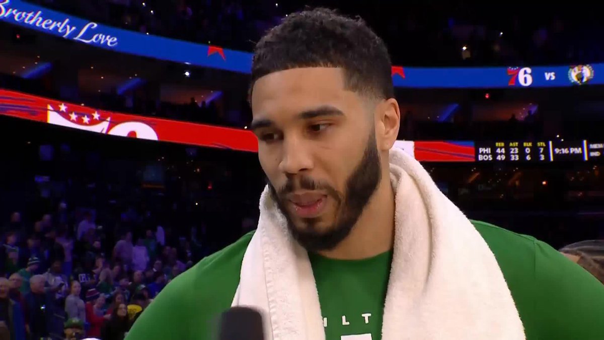 "He got to be 6th Man of The Year." 🏆👀 Allie LaForce and Jayson Tatum talk Payton Pritchard after he knocked down 8 3PT off the bench.🔥