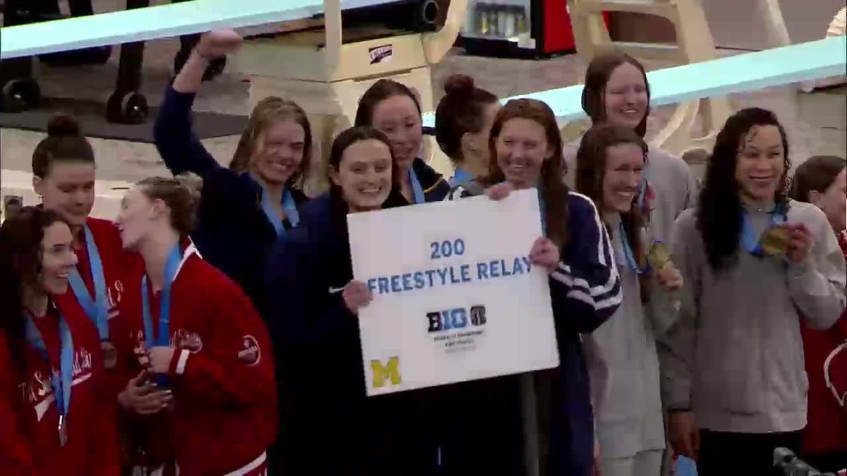 Get all the best from Thursday's session of the 2025 Big Ten Conference Women’s Swimming &amp; Diving Championships 👇 Subscribe to watch the #B1GSD Championships: