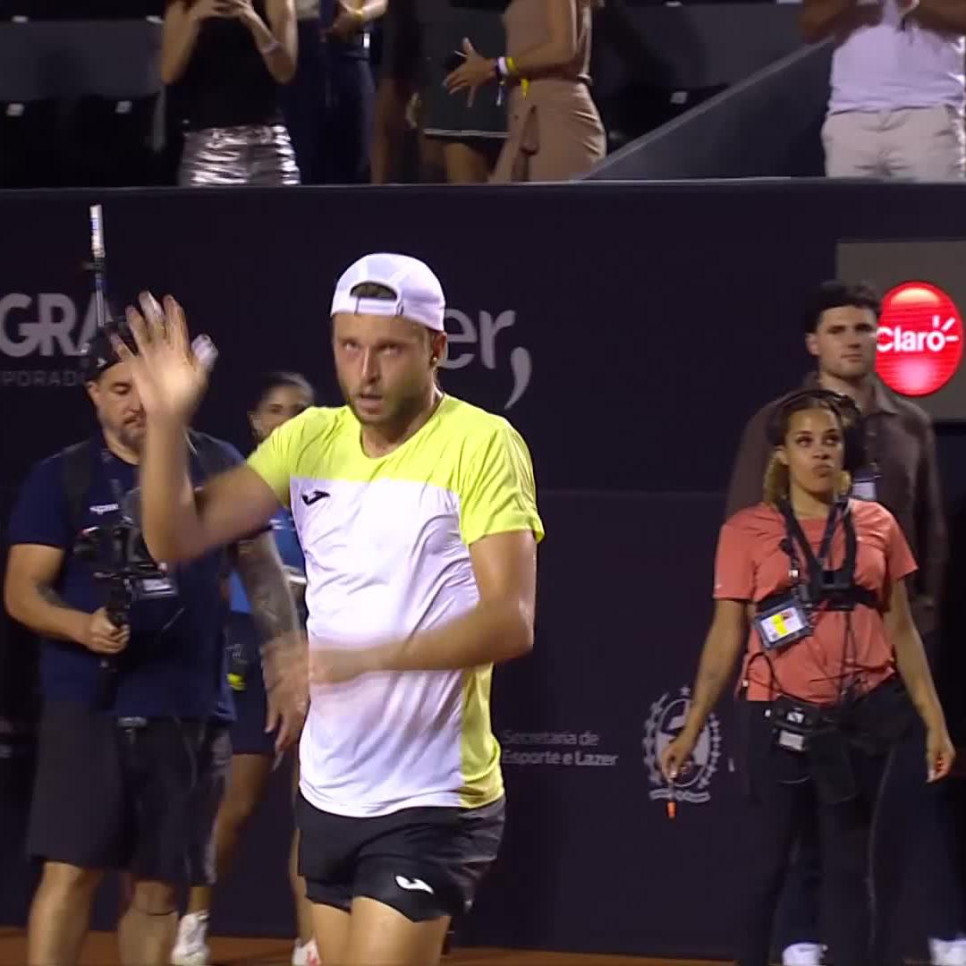 Match 💥 Point 🔥 MANIA 😮 Stunning stuff as Alexandre Muller takes out Etcheverry to reach the QFs at the Rio Open!