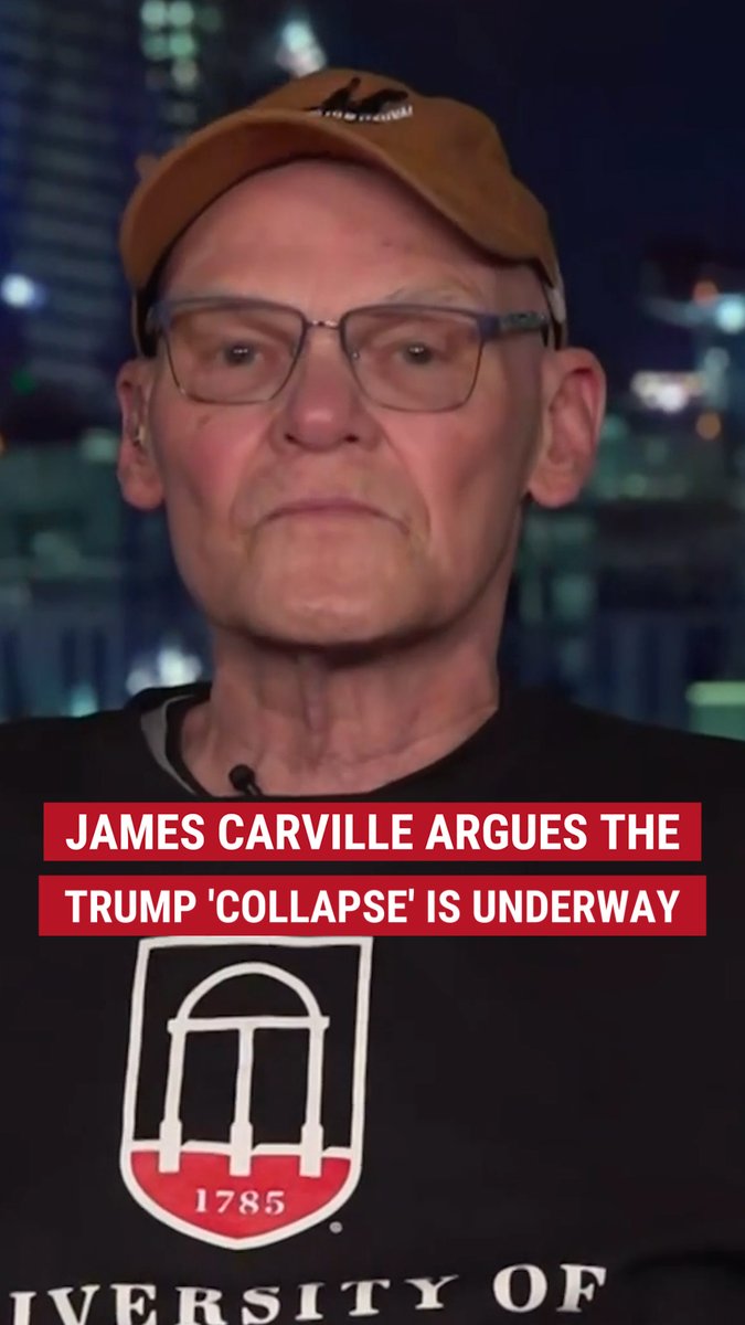 WATCH: Democratic strategist James Carville argues President Trump's "collapse" is underway on Sean Hannity 🇺🇸, telling Democrats to "sit back."