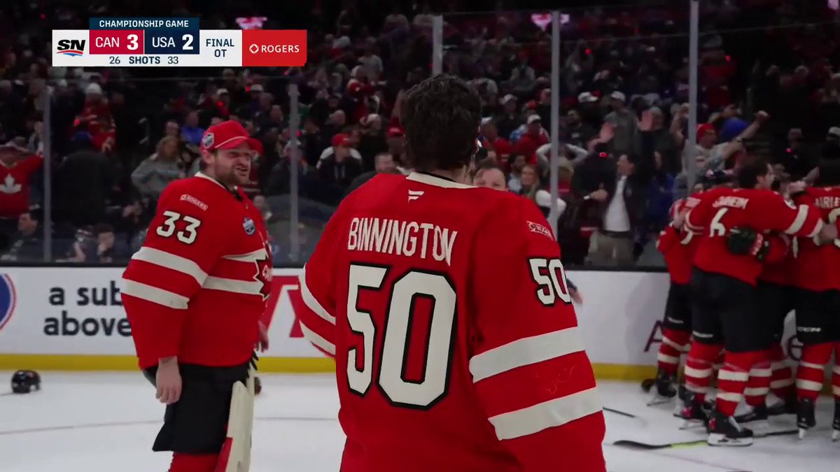 THERE IT IS! THE GAME WINNER! THE TOURNAMENT WINNER! 😱😱😱 CONNOR MCDAVID HAS WON IT FOR CANADA!!! #4Nations