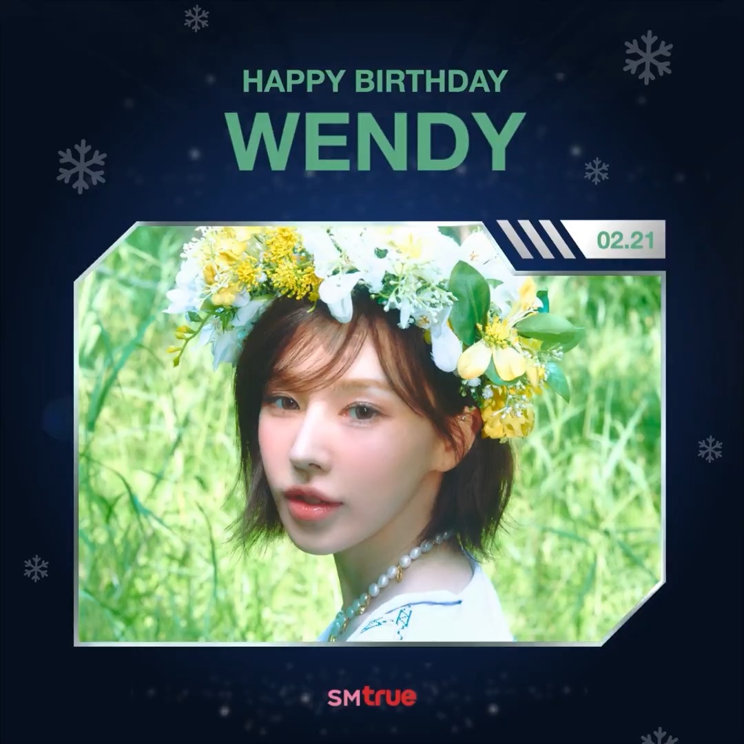 #HAPPYWENDYDAY 🎂 21.02.2025 สุขสันต์วันเกิด ‘WENDY’ 🐿️💙 #WENDY #웬디 #RedVelvet #레드벨벳
