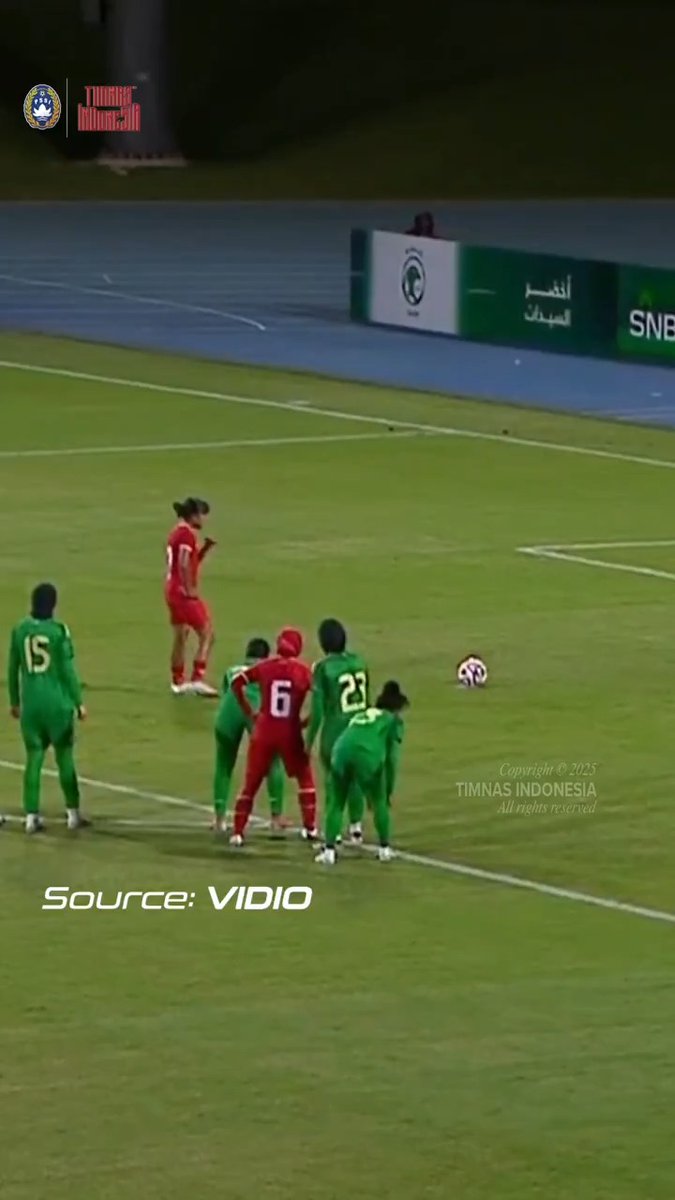 Gol penentu kemenangan Indonesia atas Arab Saudi. ✨🦅 ‣ #KitaGaruda ‣#PertiwiBerani