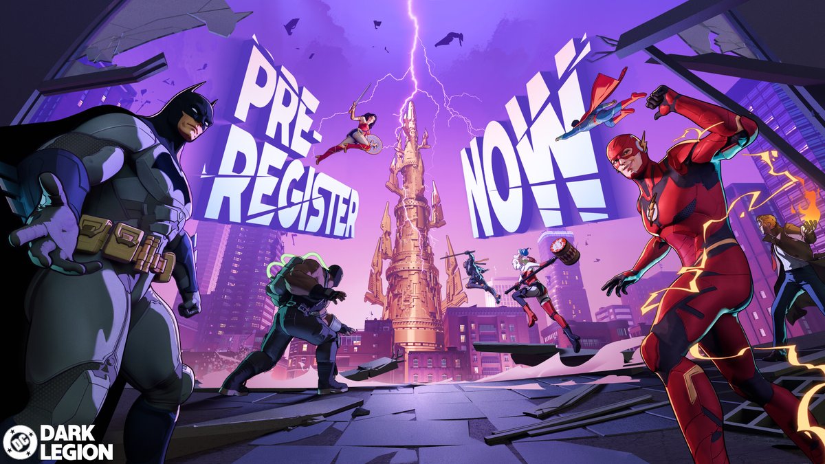 🌍 Global pre-registration for DC: Dark Legion is NOW OPEN for iOS and Android! The adventure arrives on March 14! 🎉 Pre-register now for exclusive rewards, including 1 Champion of your choice! Pre-Register NOW: 🔗