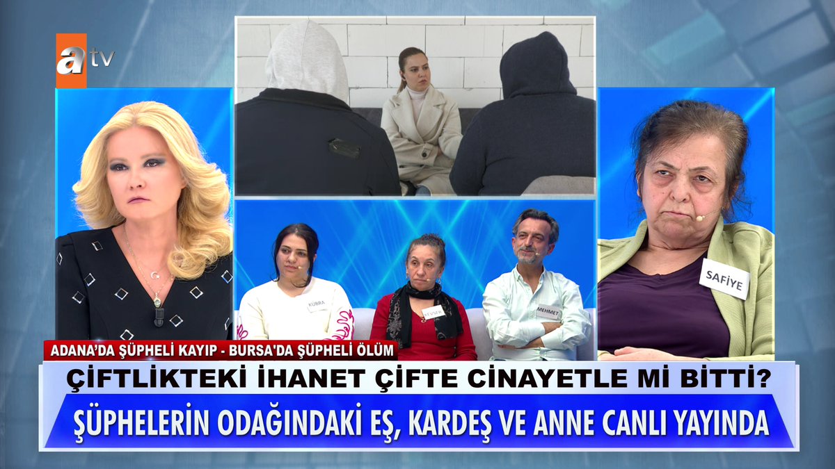 Çiftlikteki ihanet çifte cinayetle mi bitti? Şüphelerin odağındaki eş, kardeş ve anne canlı yayında... #MügeAnlıİleTatlıSert #MügeAnlı atv
