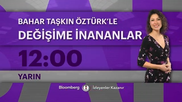 Değişime İnananlar yarın 12:00'de Bloomberg HT'de. Bu haftaki konuğumuz: 📍 L'Oréal Türkiye Genel Müdürü Sinem Sandıkçı Gökçen