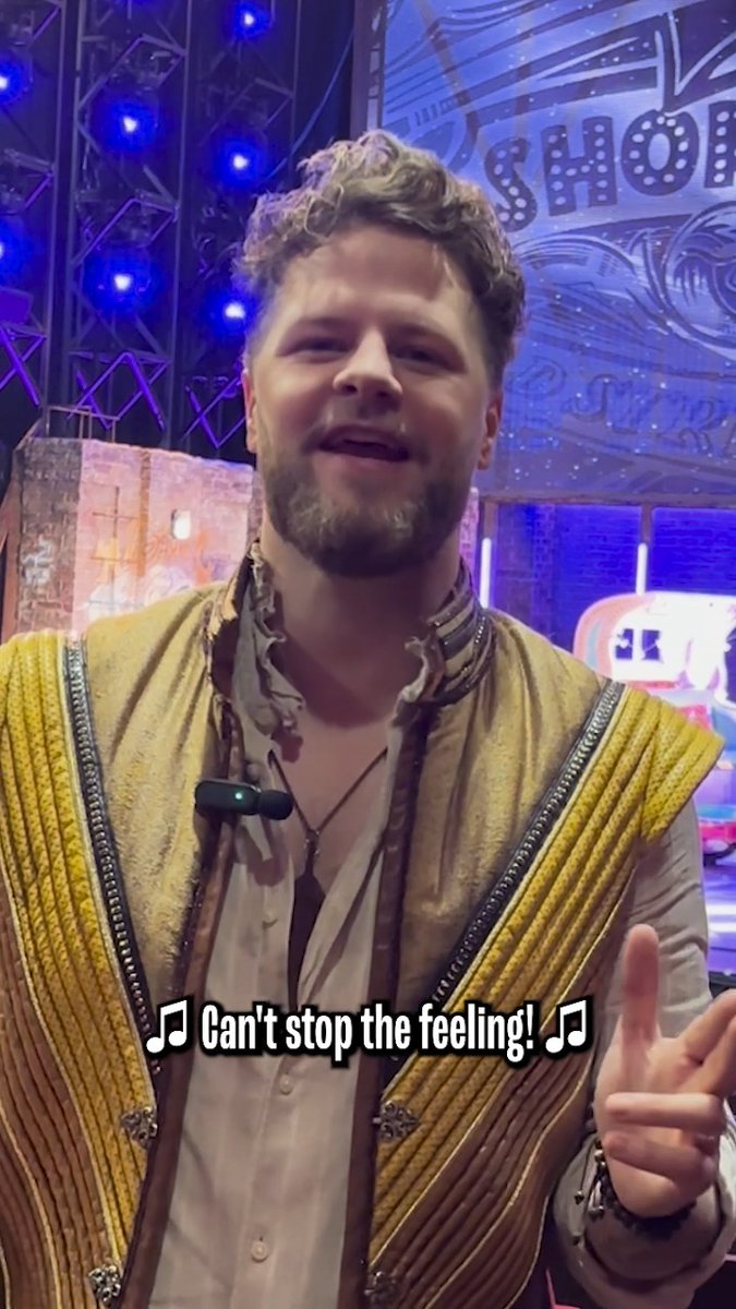 .@jaymcguiness just CAN'T STOP THE FEELING 🎶 So he's extending his run in &amp; Juliet on tour! Catch him as Shakespeare in Birmingham, Stoke, Sheffield, Newcastle, Truro and Cardiff 🎭 🎟️ Get your tickets now: