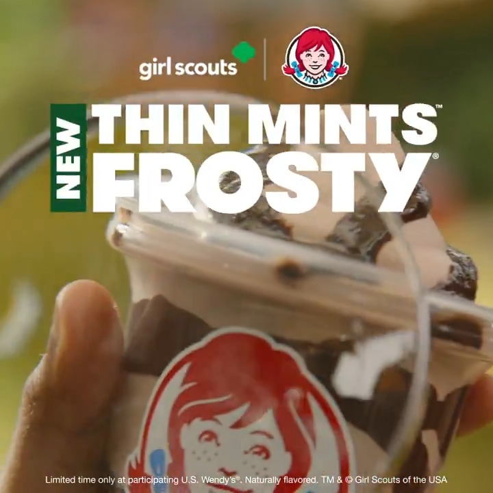 Look no further, the moment is here. Grab your Thin Mints Frosty and get in on all the Girl Scout cookie inspired flavor goodness.
