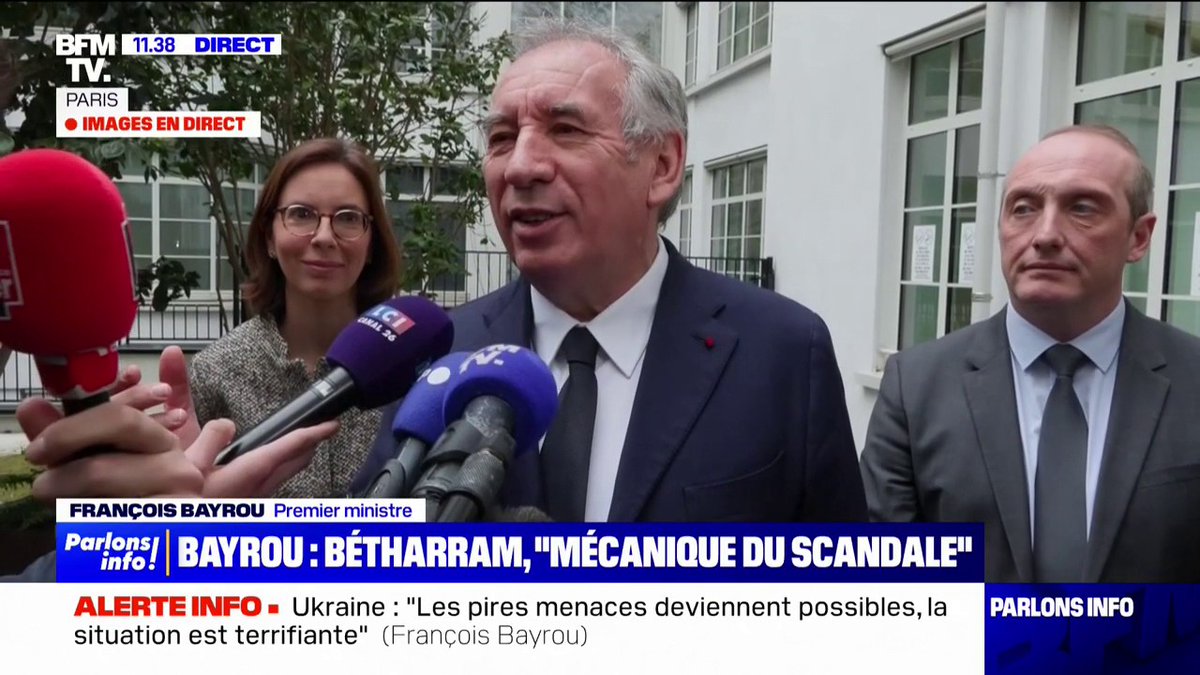 Bayrou s’enfonce encore un peu plus profond dans l’affaire Bétharram en criant au complot tout en continuant à mentir. Démission, vite ! #BayrouDémission