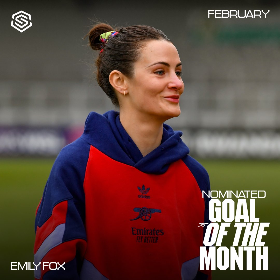 Emily Fox's unstoppable strike in the north London derby has been nominated for Barclays Women's Super League Goal of the Month 💪 Get voting, Gooners! 👇