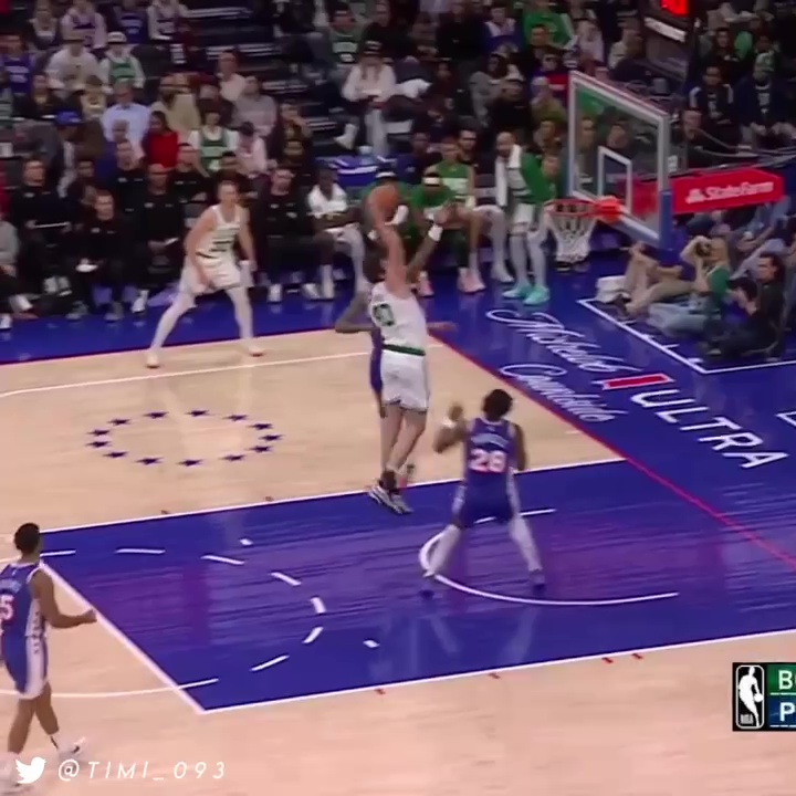 Shout-out to Luke Kornet ☘️ I love Luke Kornet. He finished with 6 points, 7 rebounds, 4 assists and 2 blocks against the Philadelphia 76ers. Does all the little things for the Celtics: