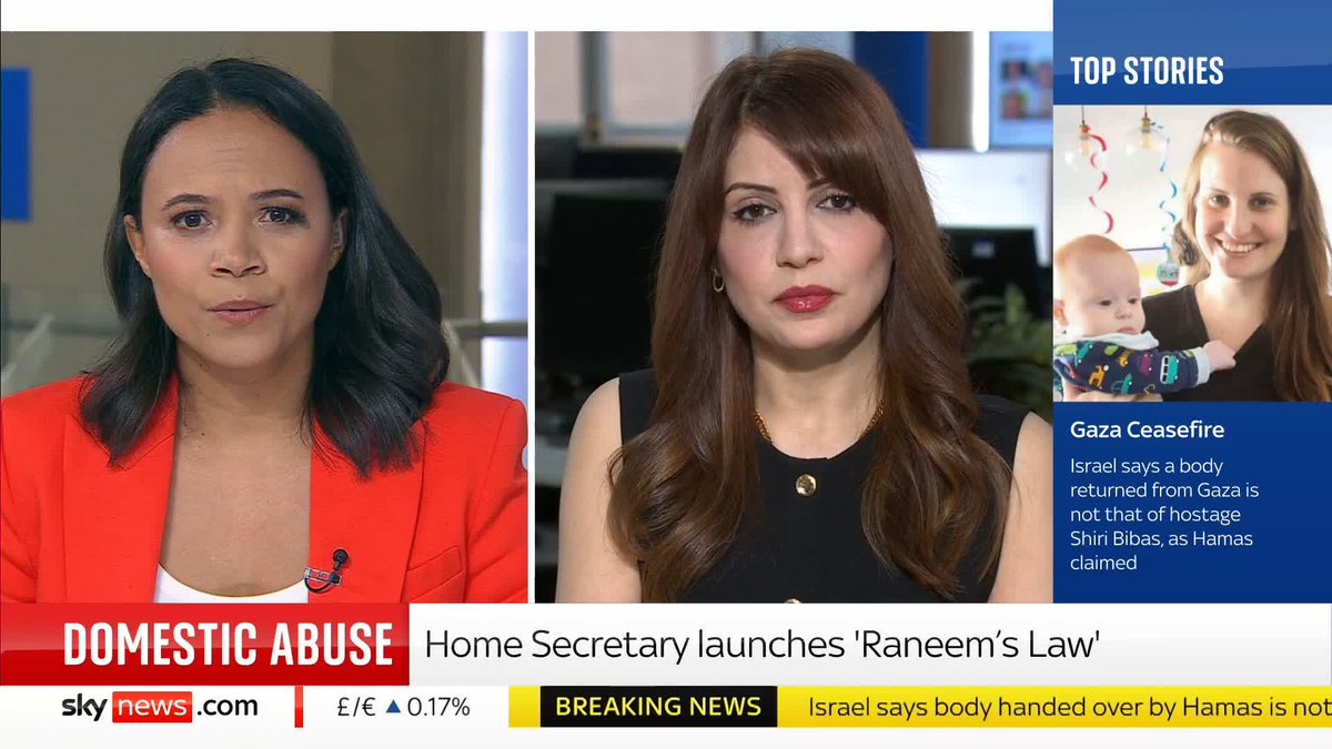 Nour Norris says her niece, Raneem Oudeh, was living in a "hostage situation" before being murdered by her abusive ex-partner. On the day she was killed, Ms Oudeh rang 999 four times but the police did not respond in time. Latest: 📺 Sky 501 and YouTube