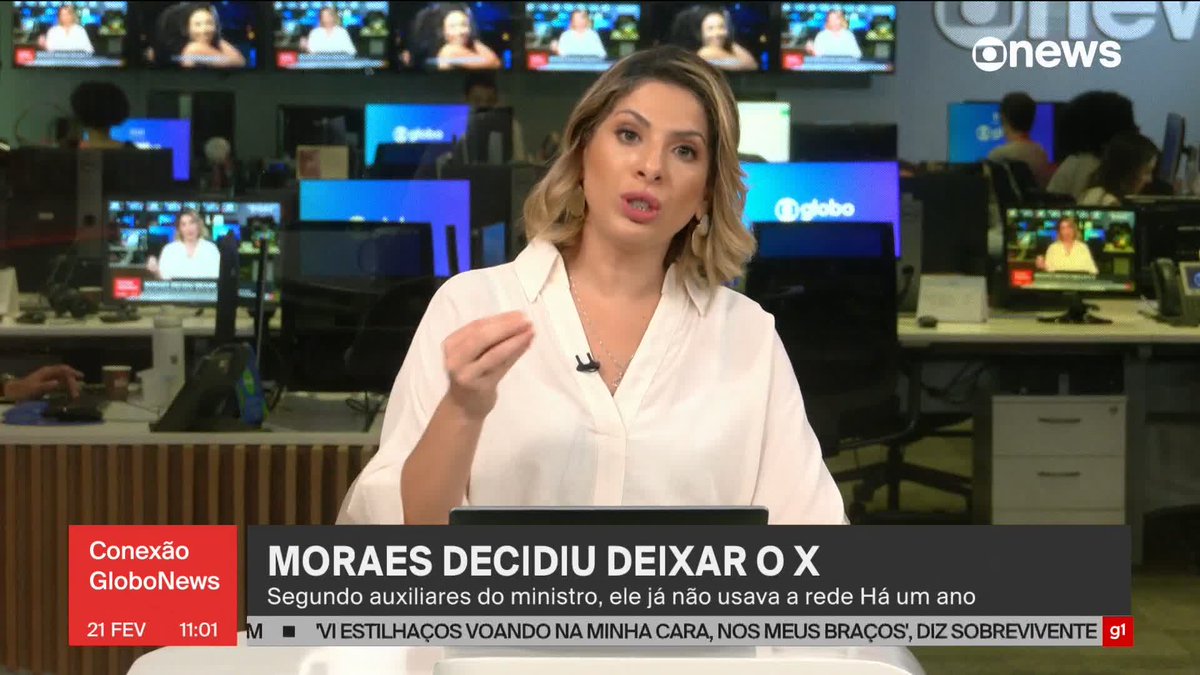 Alexandre de Moraes decide deixar o X – antigo Twitter. A informação foi confirmada por auxiliares do ministro do STF a Daniela Lima. Ainda segundo assessores, Moraes já não usava a conta há mais de um ano. ➡ Assista ao #ConexãoGloboNews: #GloboNews