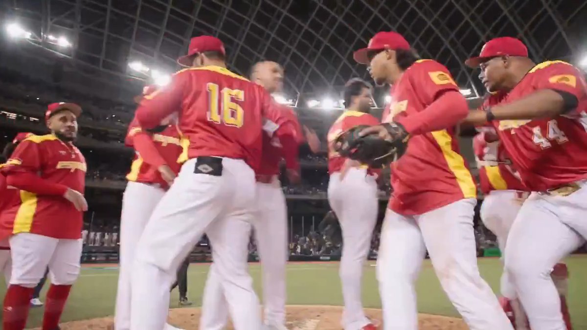 Vibes are high after Team Spain's win! #WorldBaseballClassic