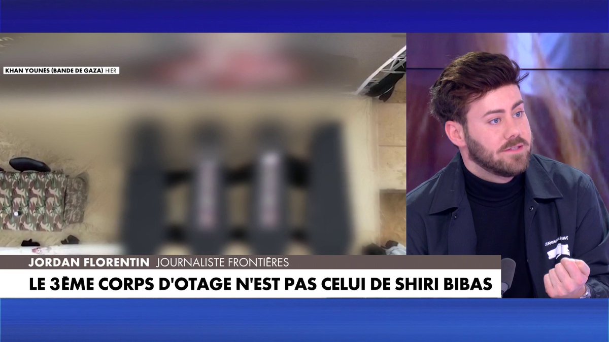 Le journaliste Jordan Florentin est revenu sur la substitution du corps de Shiri Bibas par le Hamas et l’assassinat d’Ariel et Kfir : «C’est une nouvelle déclaration de guerre qu’a fait le Hamas» dans #180minutesInfo.