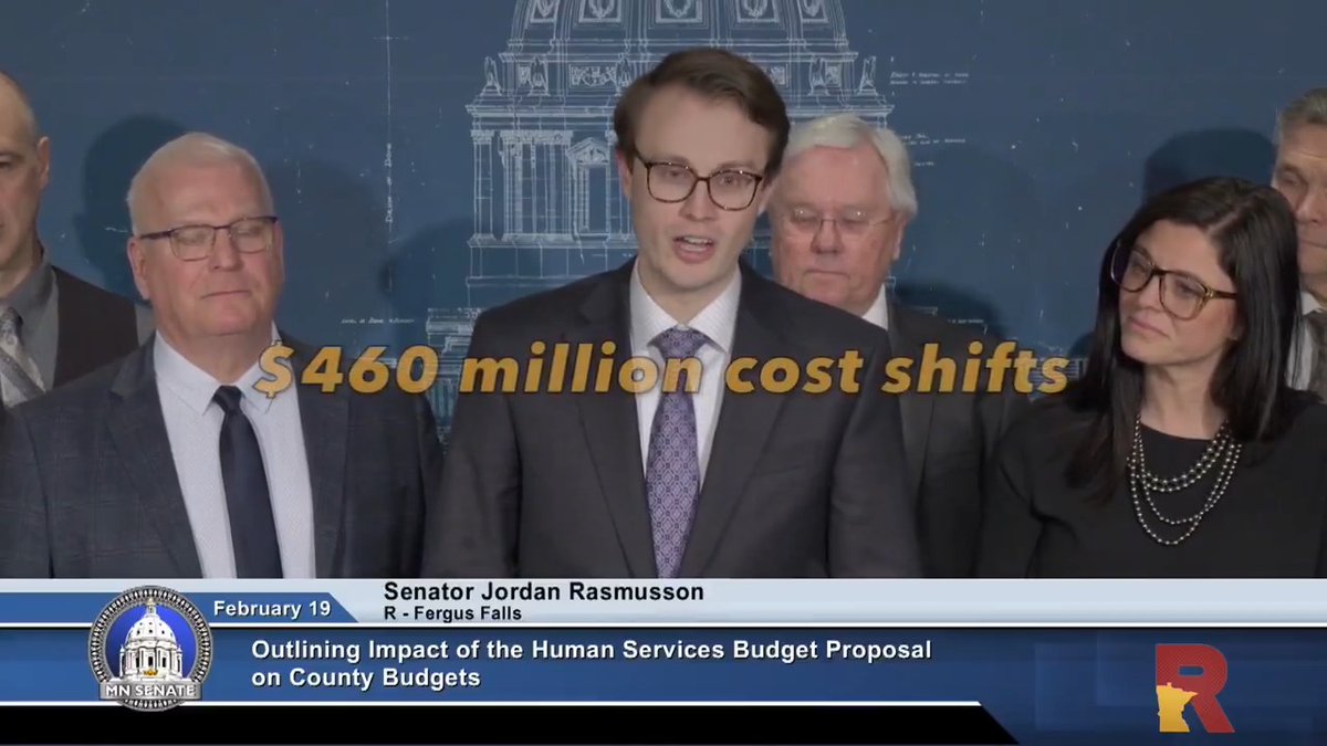 🚨 Governor Walz’s Human Services budget shifts $460 MILLION in costs to counties—forcing local governments to pick up the tab. County leaders warn this could mean higher property taxes.