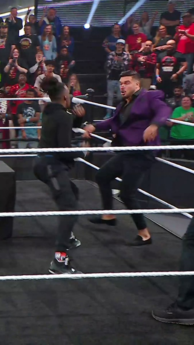 .Je’Von Evans decided to shut “All Ego” Ethan Page up himself 😤 #WWENXT