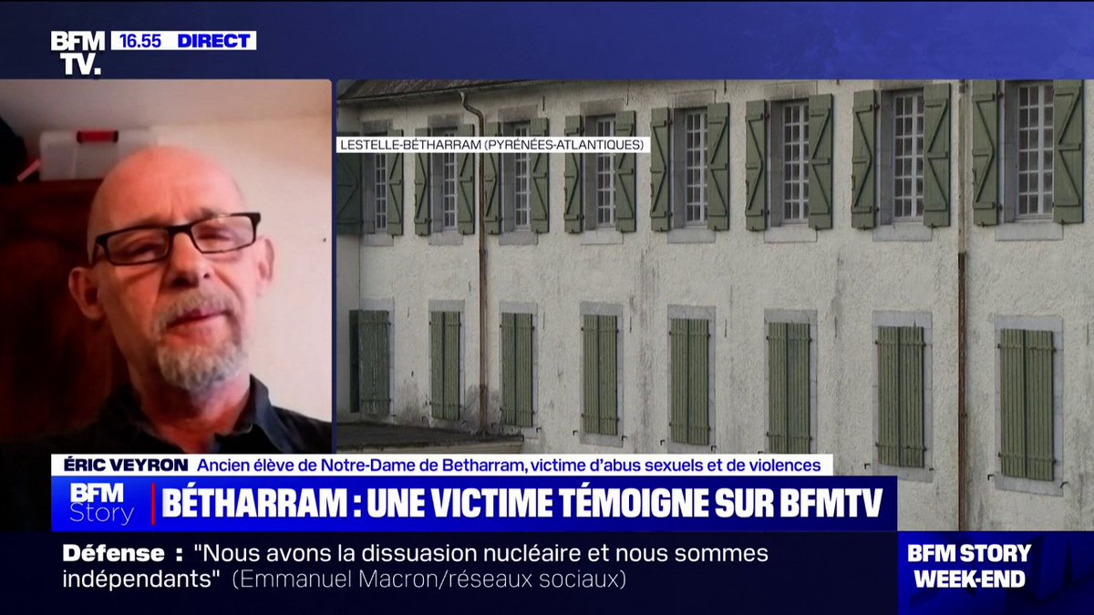 Affaire Bétharram: "Il a fallu qu'il y ait des hommes politiques qui veulent en croquer d'autres, pour qu'on parle de Bétharram", se désole Éric Veyron, ancien élève et victime d'abus sexuels et de violences
