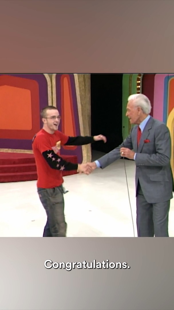 In 2000, before he was the famous “Breaking Bad” star, Aaron Paul, was a contestant on the tv show ‘The Price Is Right’