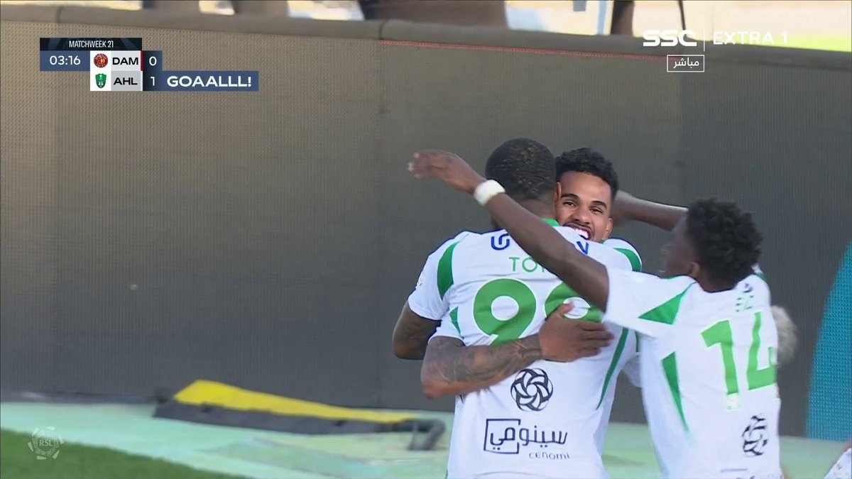 📺 شاهد ثنائية الأهلي في مرمى ضمك 👏🏻💚 #دوري_روشن_السعودي #يوم_التأسيس