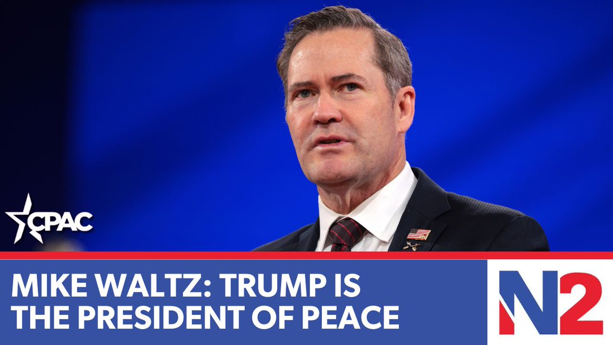 "This is the presidency of peace. [President Trump is] going to end the war in Europe. He is going to end the wars in the Middle East." — Mike Waltz, national security advisor Ambassador Mike Waltz Mercedes Schlapp CPAC FULL: